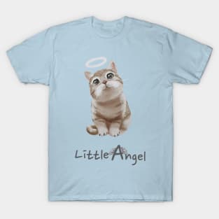 Little Angel Cat T-Shirt